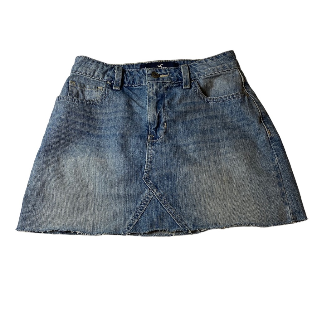 Hollister high rise jean skirt juniors size 1